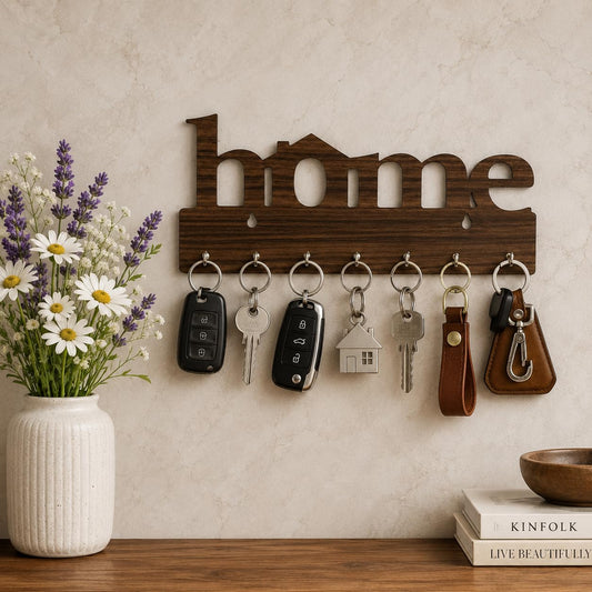 Premium Home Keys Wooden Key Holder